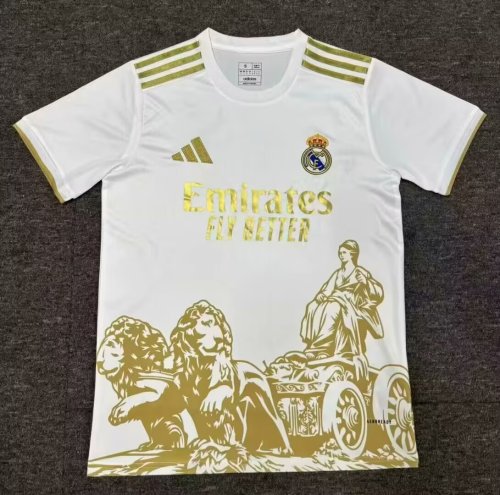 25-26 Real Madrid White Special Edition Fans Soccer Jersey