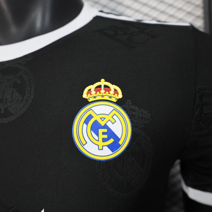 25-26 Real Madrid Black Special Edition Player Version Soccer Jersey
