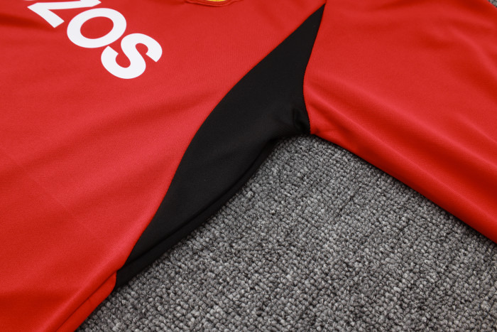 23-24 Manchester United High Quality Half Pull Tracksuit