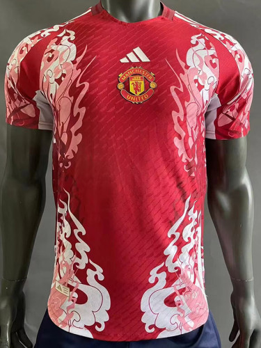 23-24 Manchester United Red Special Edition Player Version Soccer Jersey