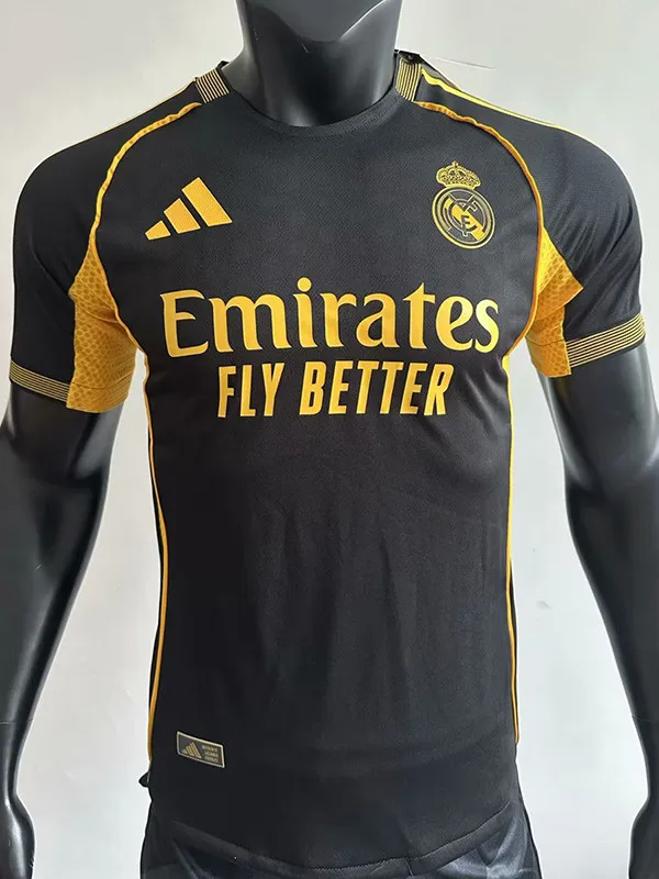 25-26 Real Madrid Black Special Edition Player Version Training Shirts