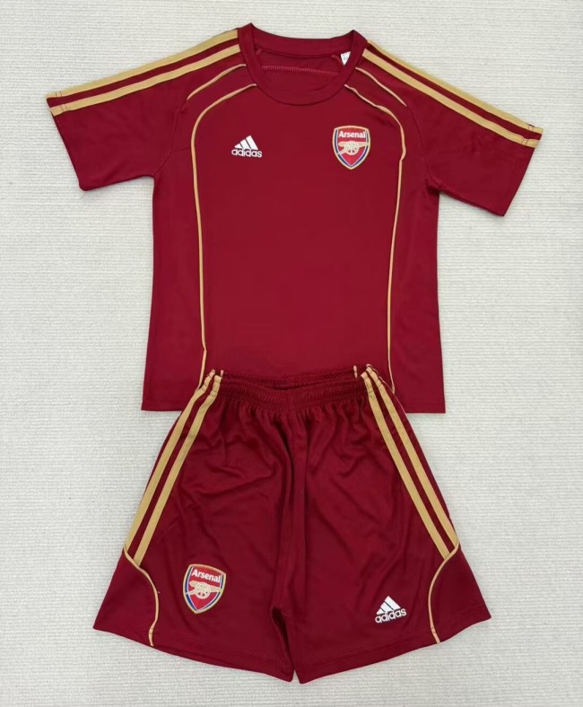 25-26 Arsenal Training Shirts Kids Soccer Jersey