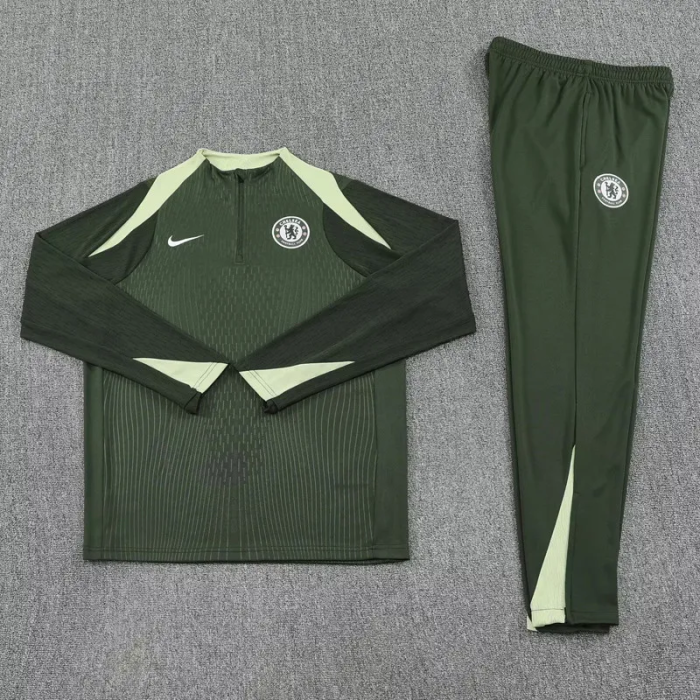 25-26 Chelsea High Quality Half Pull Tracksuit