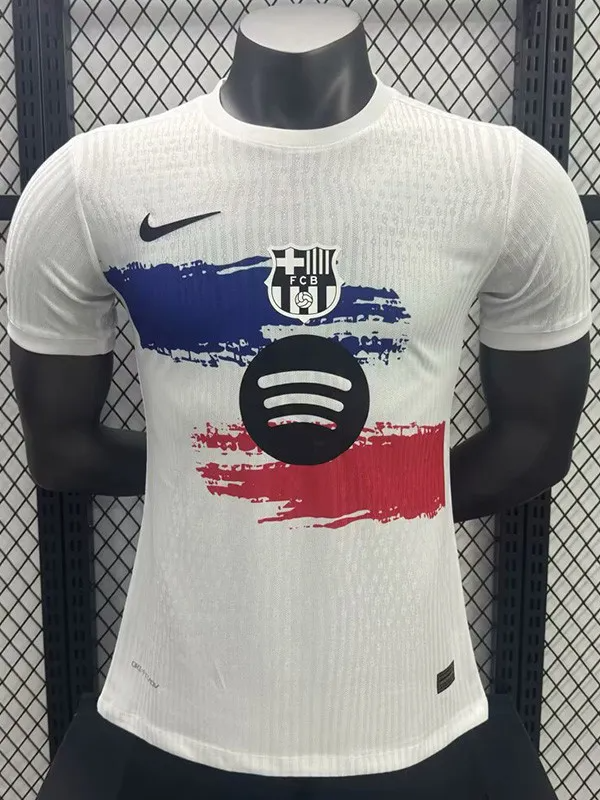 25-26 Barcelona White Special Edition Player Version Training Shirts (黑标)