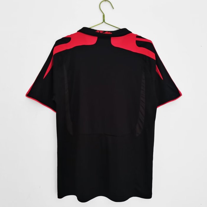 2007-2008 AC Milan Third Black Retro Soccer Jersey
