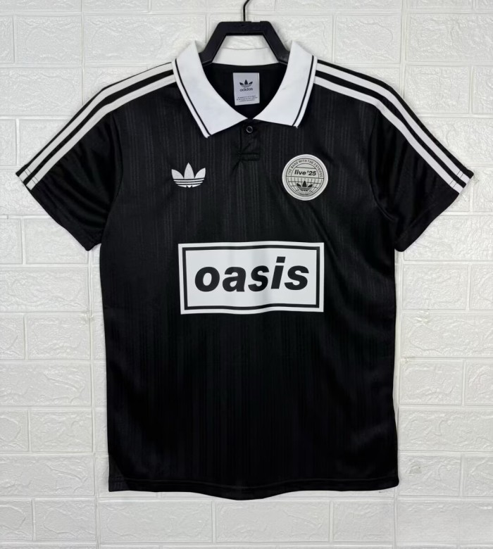 2025 AD Oasis Joint Edition #25 Black Polo Short Sleeve