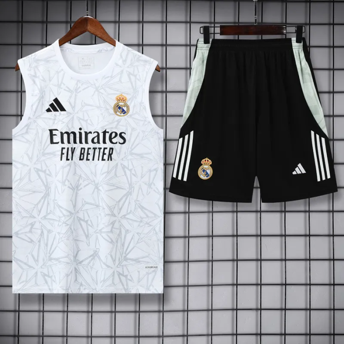 25-26 Real Madrid High Quality Tank Top And Shorts Suit