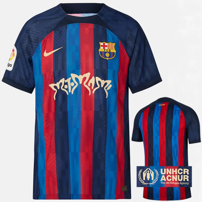 22-23 Barcelona Home Motomami Limited Edition Fans Soccer Jersey
