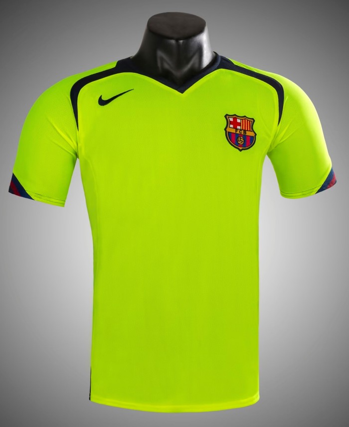 2005-2006 Barcelona Away Retro Soccer Jersey