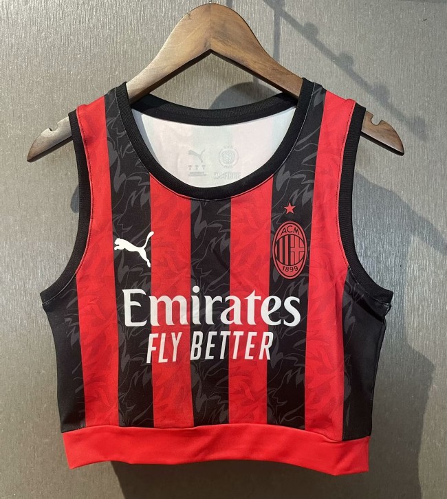 25-26 AC Milan Home Women Yoga Vest (女)