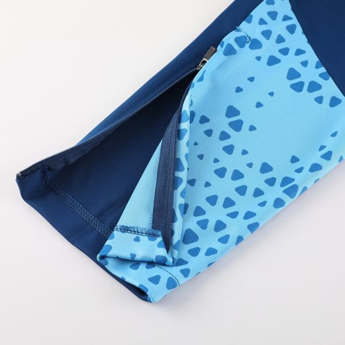 23-24 Manchester City High Quality Half Pull Tracksuit