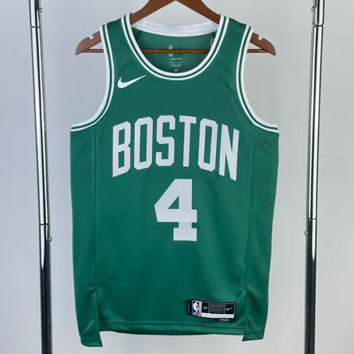 22-23 CELTICS HOLIOAY #4 Green Top Quality Hot Pressing NBA Jersey