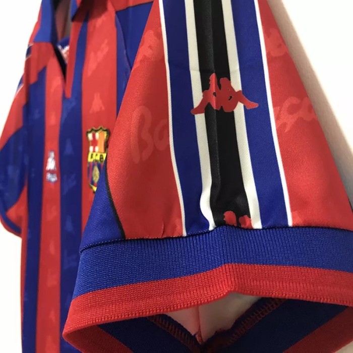 1996-1997 Barcelona Home Retro Soccer Jersey