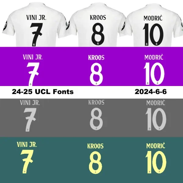 25-26 Real Madrid Comma Special Edition Fans Training Shirts (背后WALES)