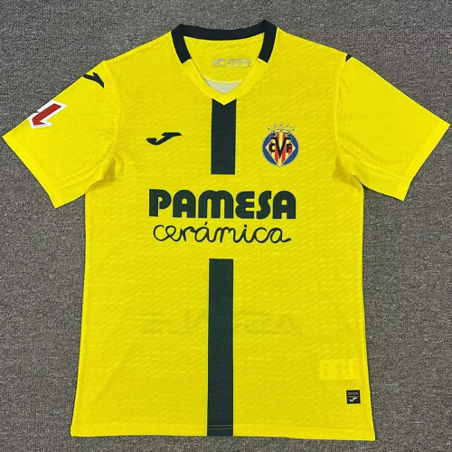 25-26 Villarreal Home Fans Soccer Jersey