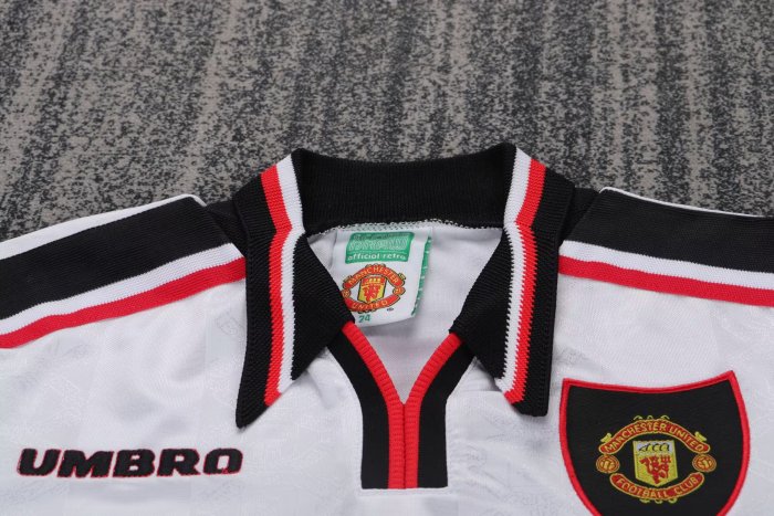 1998 Manchester United Away Retro Kids Soccer Jersey 1:1 Thai Quality