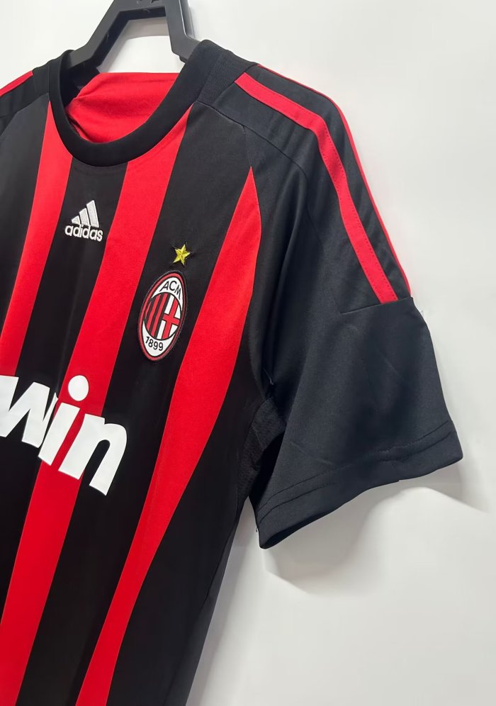 2008-2009 AC Milan Home Retro Soccer Jersey