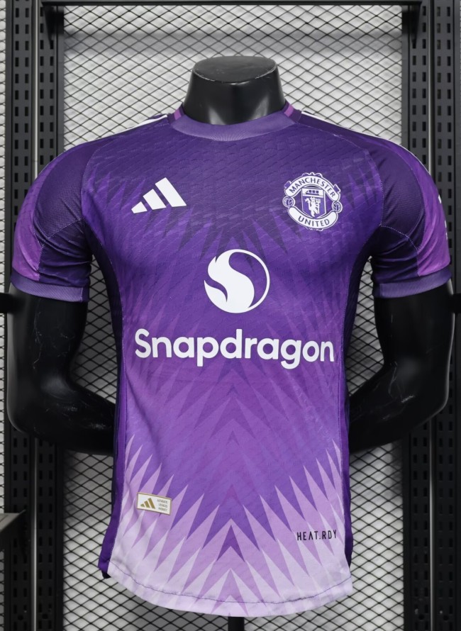 25-26 Manchester United Purple Special Edition Player Version Soccer Jersey