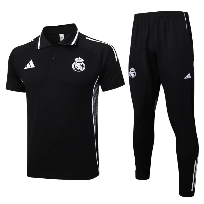 25-26 Real Madrid High Quality Polo Tracksuit