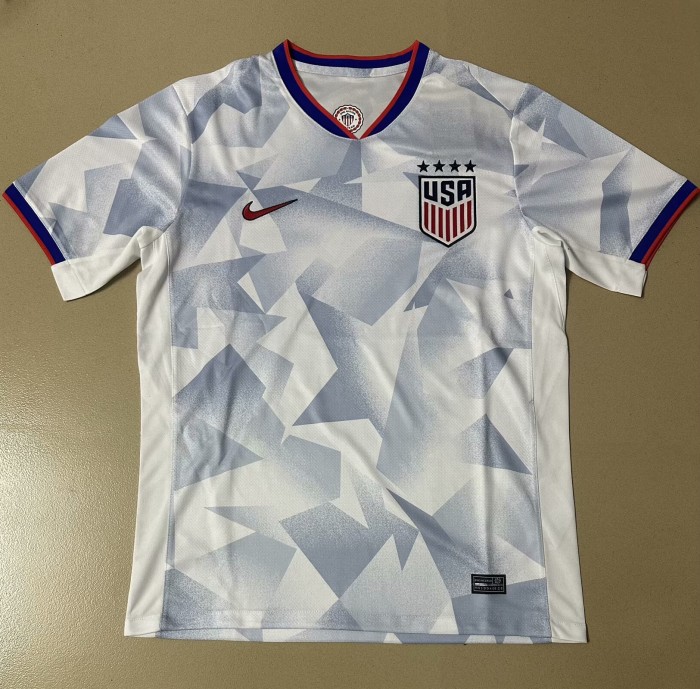 25-26 USA Home Fans Soccer Jersey*带星