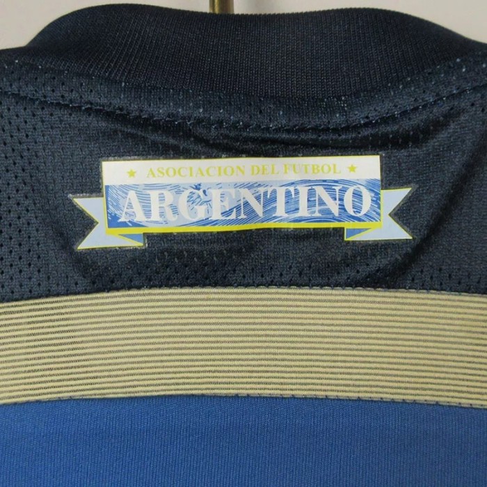 2014 Argentina Away Retro Soccer Jersey