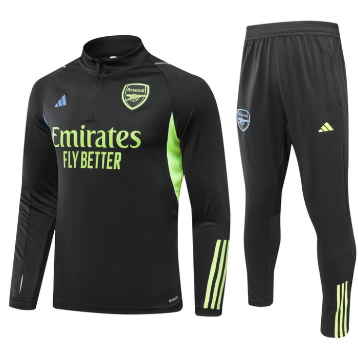 23-24 Arsenal High Quality Kids Half Pull Tracksuit