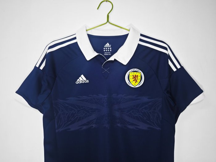 2012-2014 Scotland Home Retro Soccer Jersey