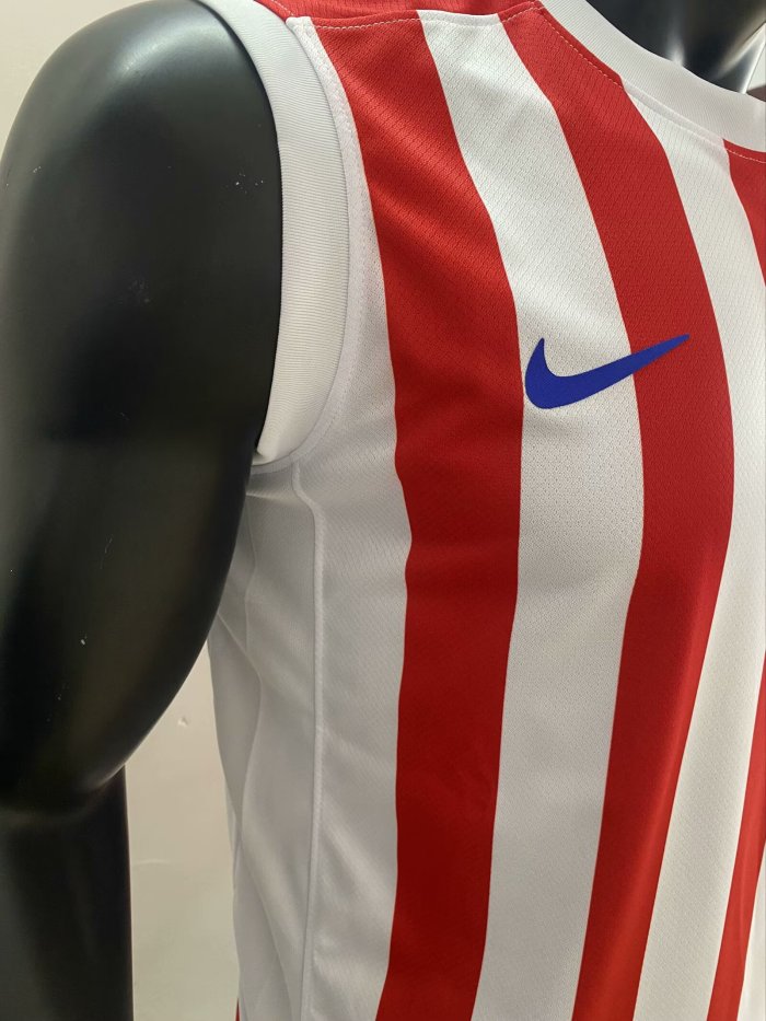 25-26 Atlético Madrid Home Fans Soccer Jersey 无袖