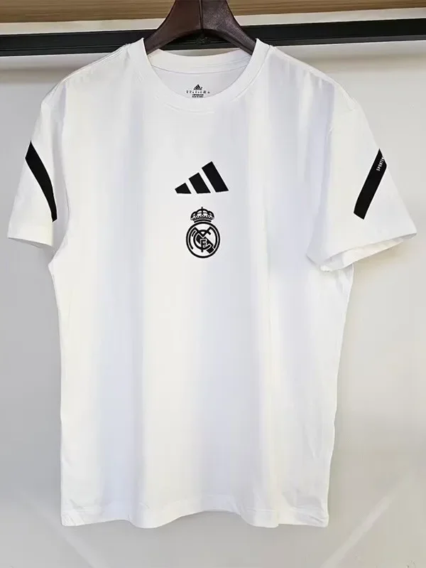 25-26 Real Madrid White High Quality Casual T-Shirt #白色