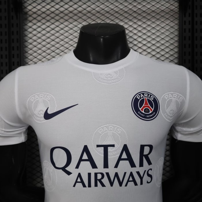 25-26 PSG White Special Edition Player Version Soccer Jersey 1:1 Thai Quality