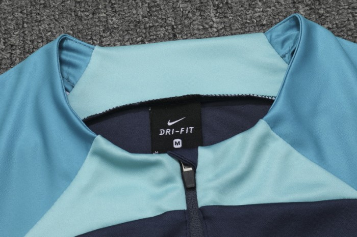 23-24 Barcelona High Quality Half Pull Tracksuit