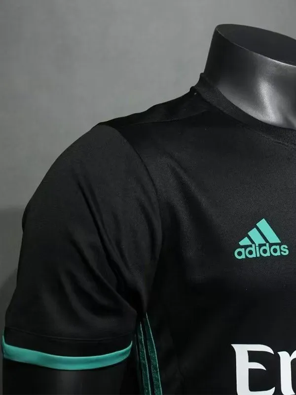 2017-2018 Real Madrid Away Player Version Retro Soccer Jersey