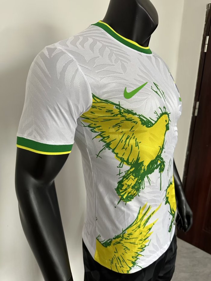 25-26 Brazil White Special Edition Player Version Soccer Jersey