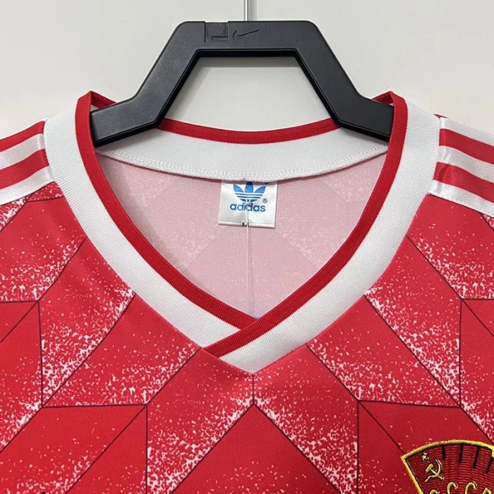1988-1989 Soviet Union Home Retro Soccer Jersey