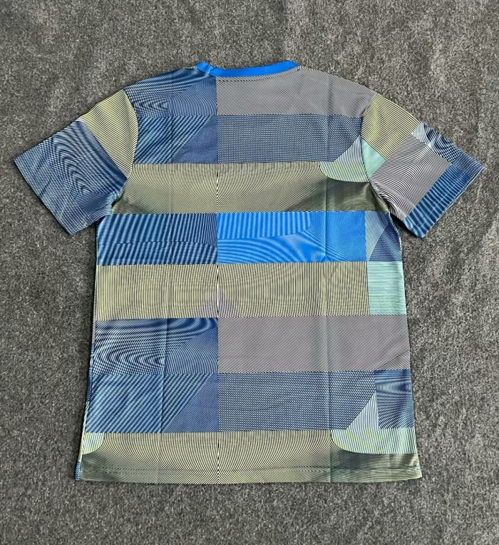 25-26 Real Madrid Grey Blue Training Shirts