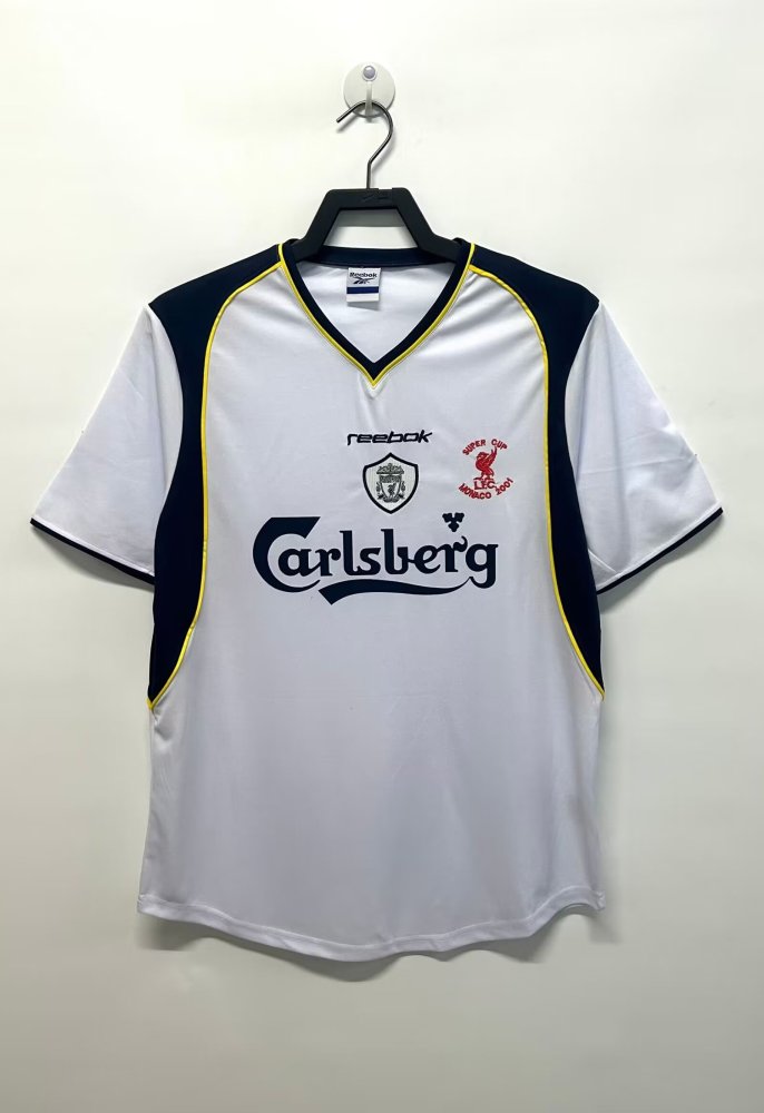 2001-2002 Liverpool Away Retro Soccer Jersey