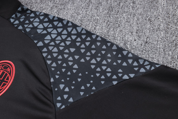 23-24 AC Milan High Quality Half Pull Tracksuit