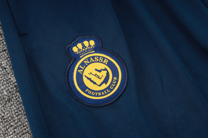 23-24 Al-Nassr High Quality Half Pull Tracksuit