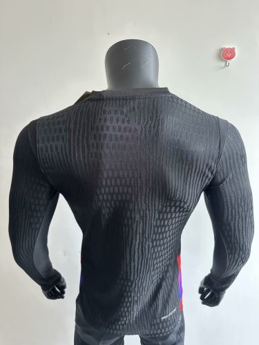 25-26 England Away Long Sleeve Player Version Soccer Jersey (长袖球员)