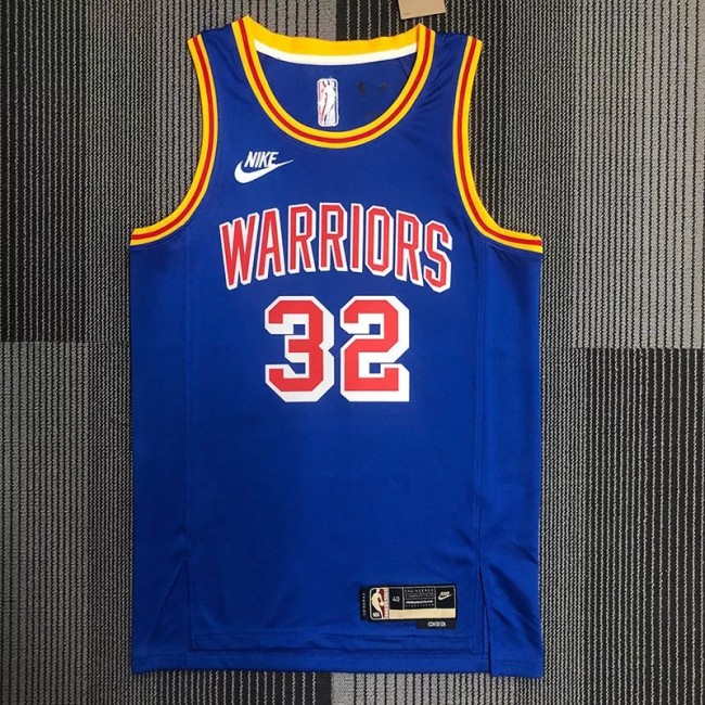 WARRIORS PORTER JR. #32 Blue 75th Anniversary Retro NBA Jersey