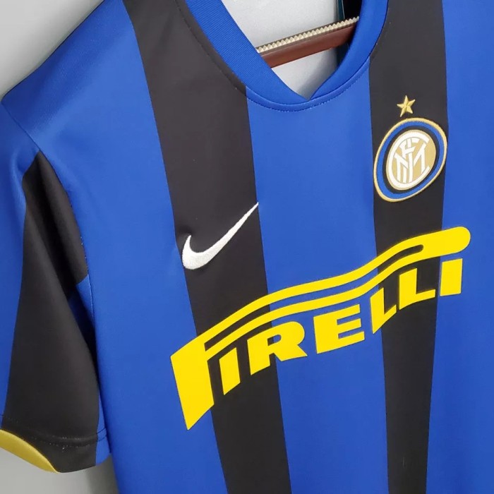2008-2009 Inter Milan Home Retro Soccer Jersey