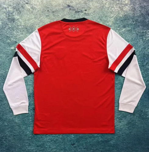 2012-2013 Arsenal Home Long Sleeve Retro Soccer Jersey