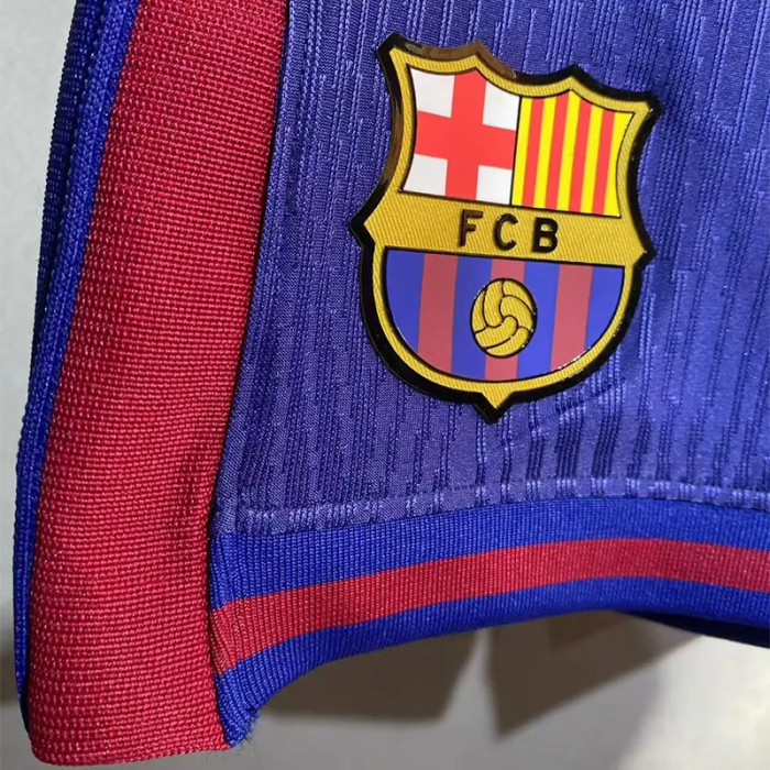 25-26 Barcelona Home Player Version Shorts Pants (High Quality)(球员短裤)