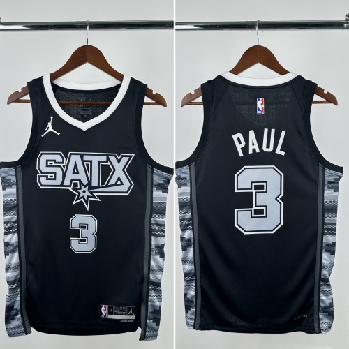 24-25 SA Spurs  Top Quality Hot Pressing NBA Jersey