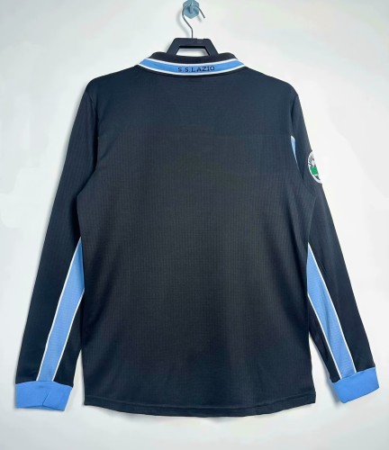 1998-1999 Lazio Away Long Sleeve Retro Soccer Jersey