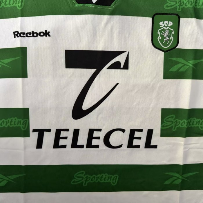 1999-2000 Sporting Lisbon Home Retro Soccer Jersey
