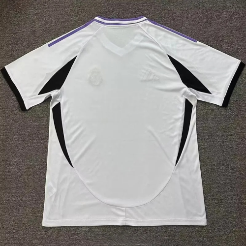 25-26 Real Madrid White Purple Fans Training Shirts