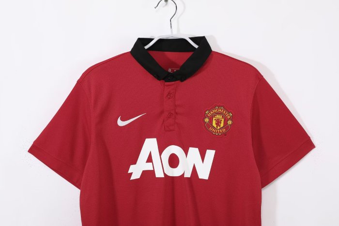 2013-2014 Man Utd Home Retro Soccer Jersey