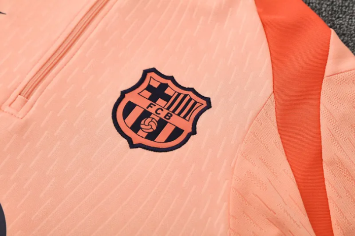 25-26 Barcelona High Quality Half Pull Tracksuit
