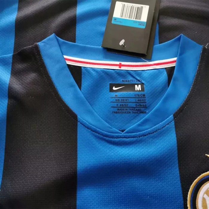2008-2009 Inter Milan Home Retro Soccer Jersey